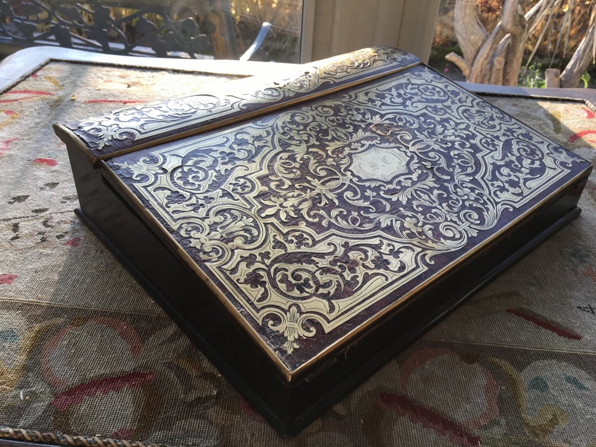 Ecritoire Marqueterie Boulle  Napoleon Napoléon III-photo-3