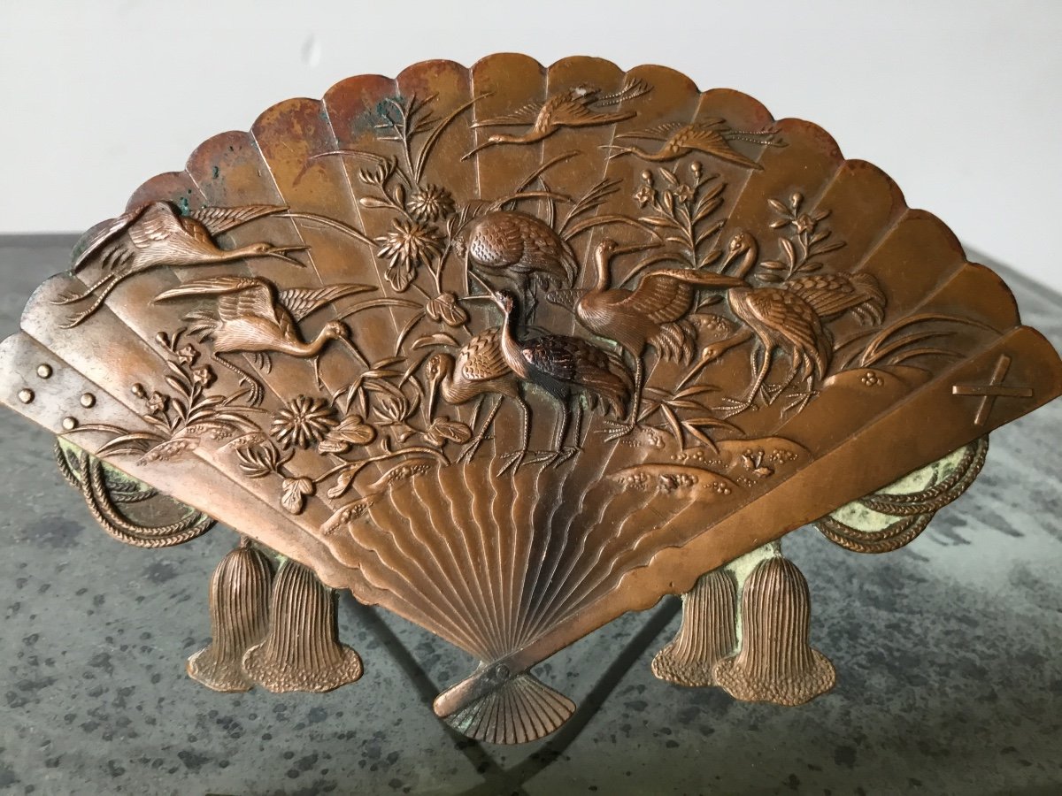 Japanese Menu Holder Decor With Cranes-photo-3