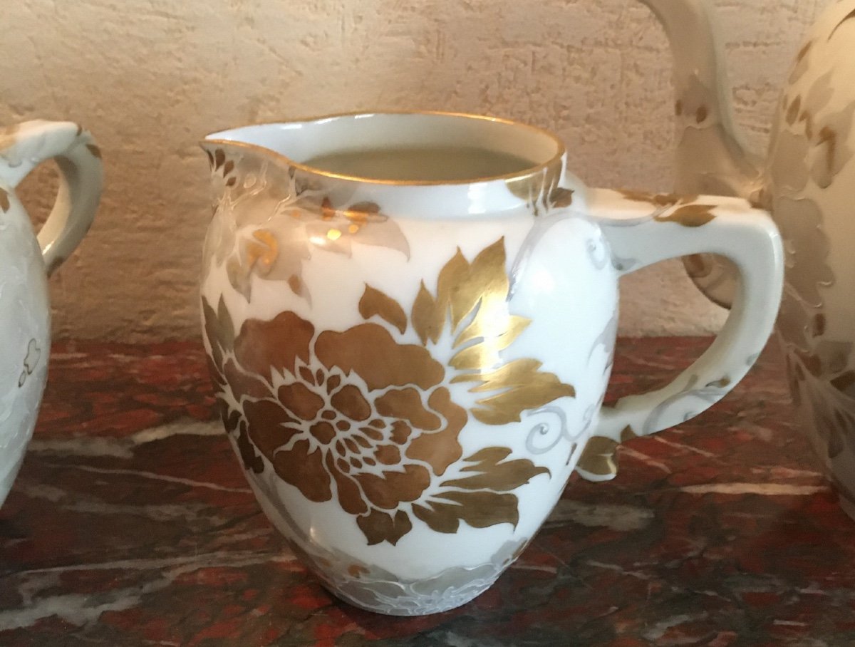 Satsuma Porcelain Coffee Service, Japan-photo-7