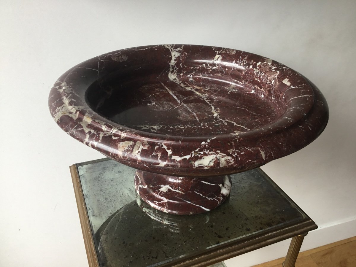 Important Neoclassical Style Marble Cup-photo-2