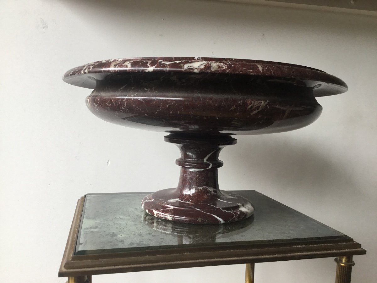Important Neoclassical Style Marble Cup-photo-3