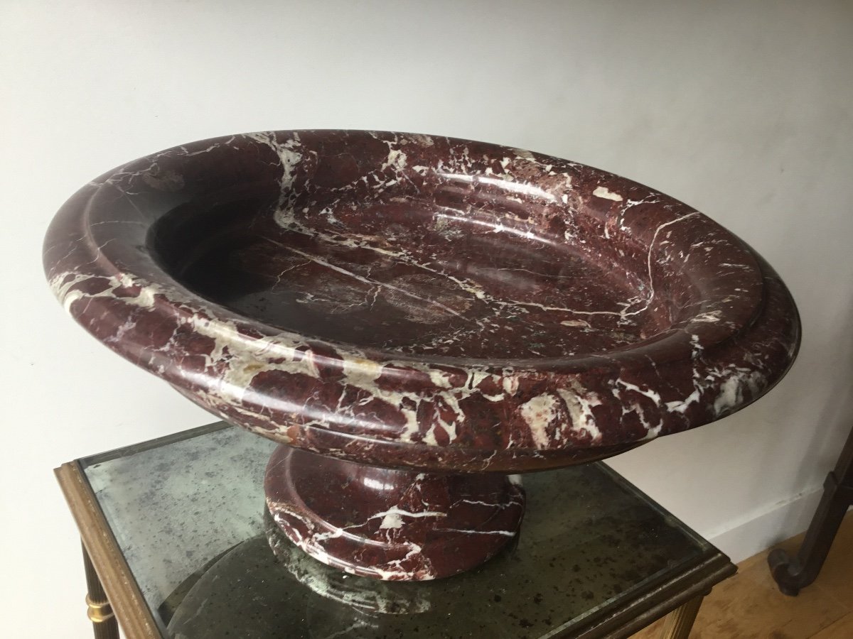 Important Neoclassical Style Marble Cup-photo-2