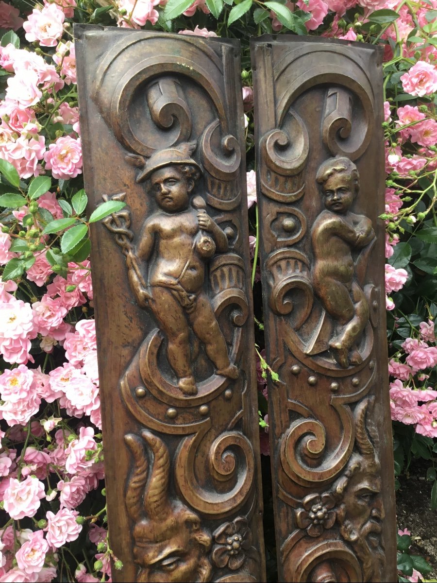 The Pair Of Renaissance Style Panels-photo-4