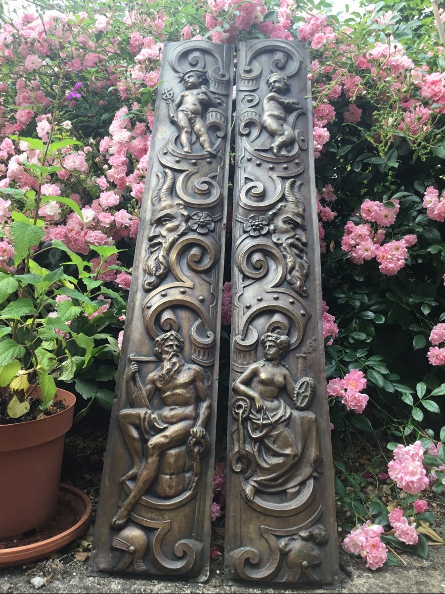 The Pair Of Renaissance Style Panels-photo-4