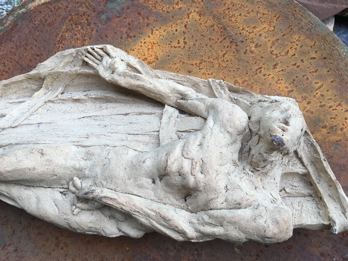 Terracotta Sketch, Christ In The Tomb-photo-4