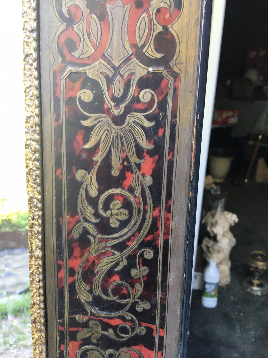 Full Length Mirror In Boulle Marquetry, 19th Century-photo-4