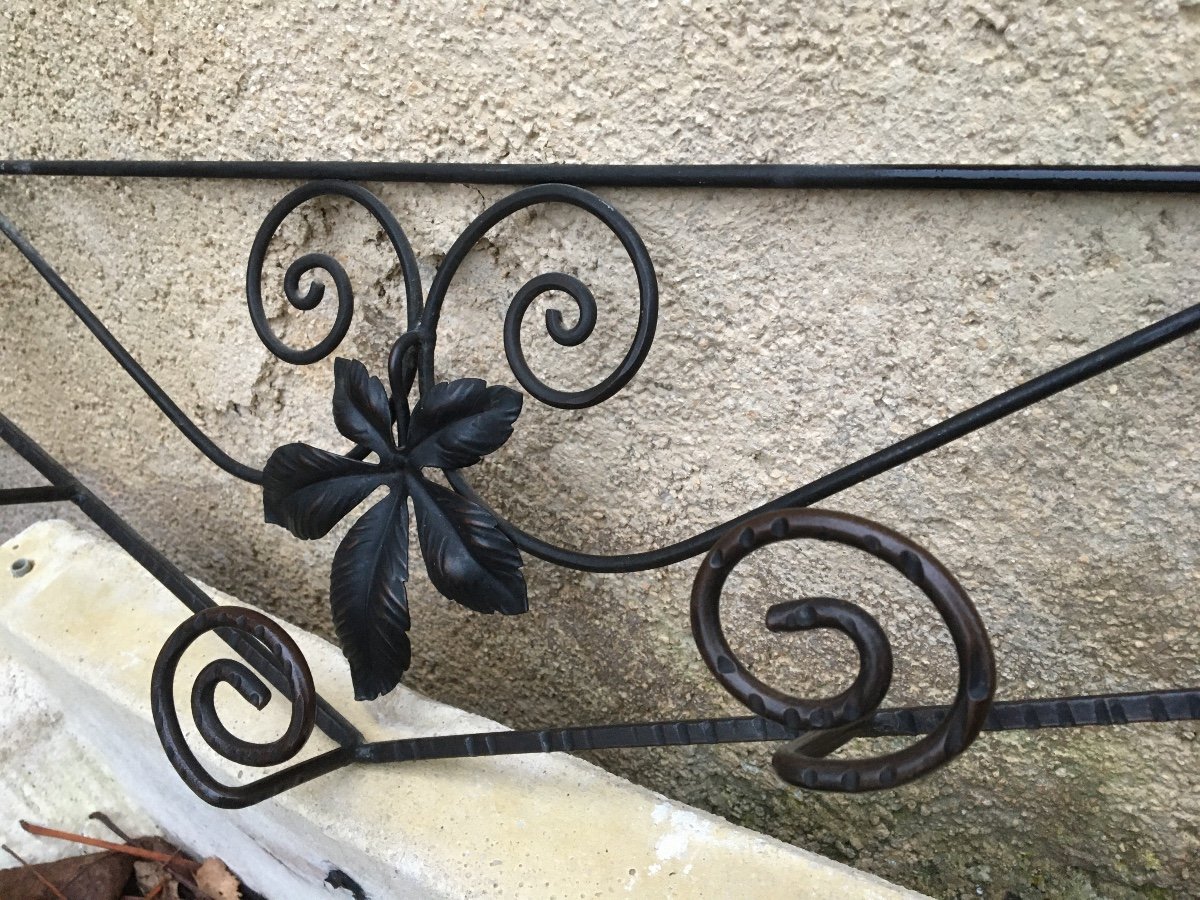 Small Wrought Iron Coat Rack From The 1930s-photo-7