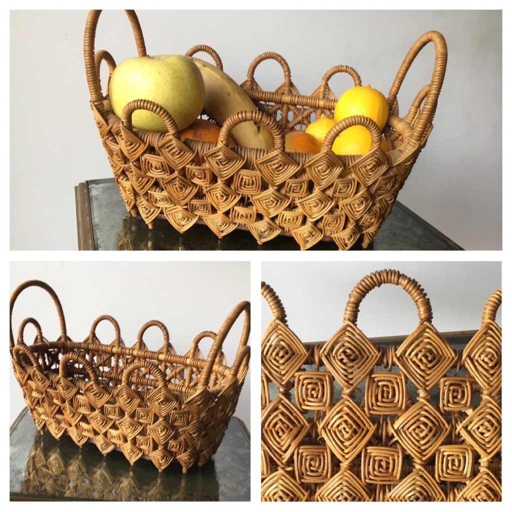 Woven Basket, Popular Art, Around 1900