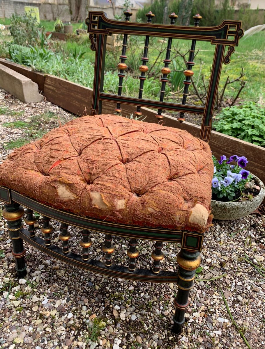 Chinese Low Chairs Dlg By Edouard Lièvre, Napoleon III-photo-3