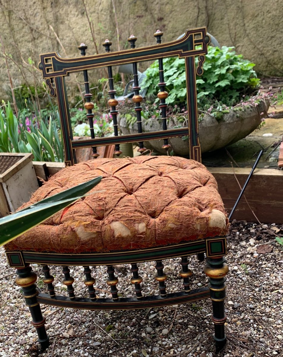 Chinese Low Chairs Dlg By Edouard Lièvre, Napoleon III-photo-6