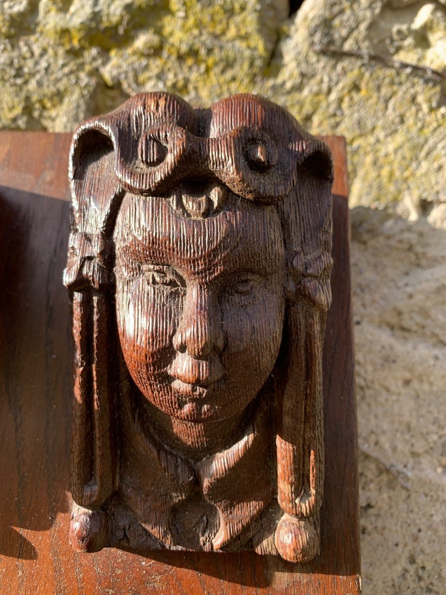 Wall Sconce Candle Holders With Sculpted Faces -photo-4