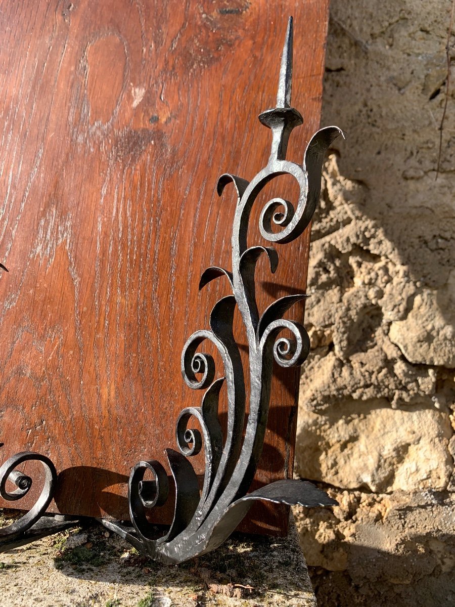 Wall Sconce Candle Holders With Sculpted Faces -photo-5