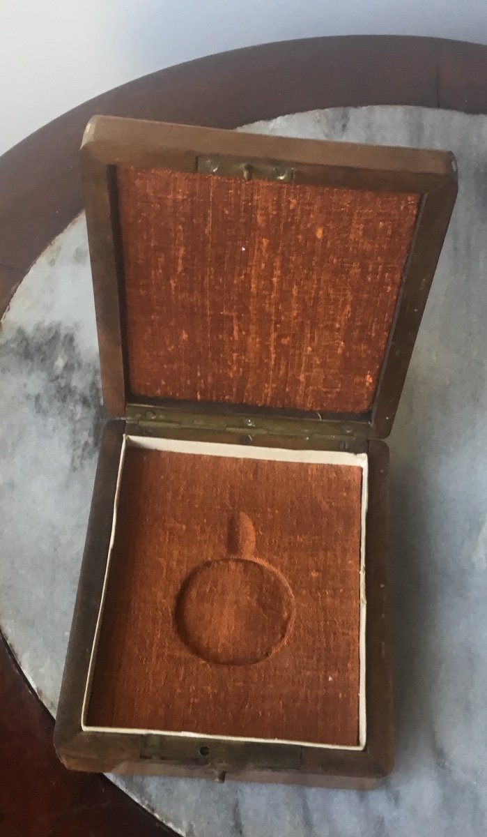 Mother Of Pearl Inlaid Pocket Watch Box -photo-6