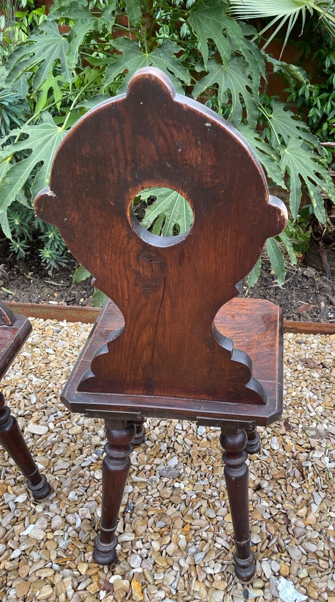 The Pair Of Hall Chairs -photo-7