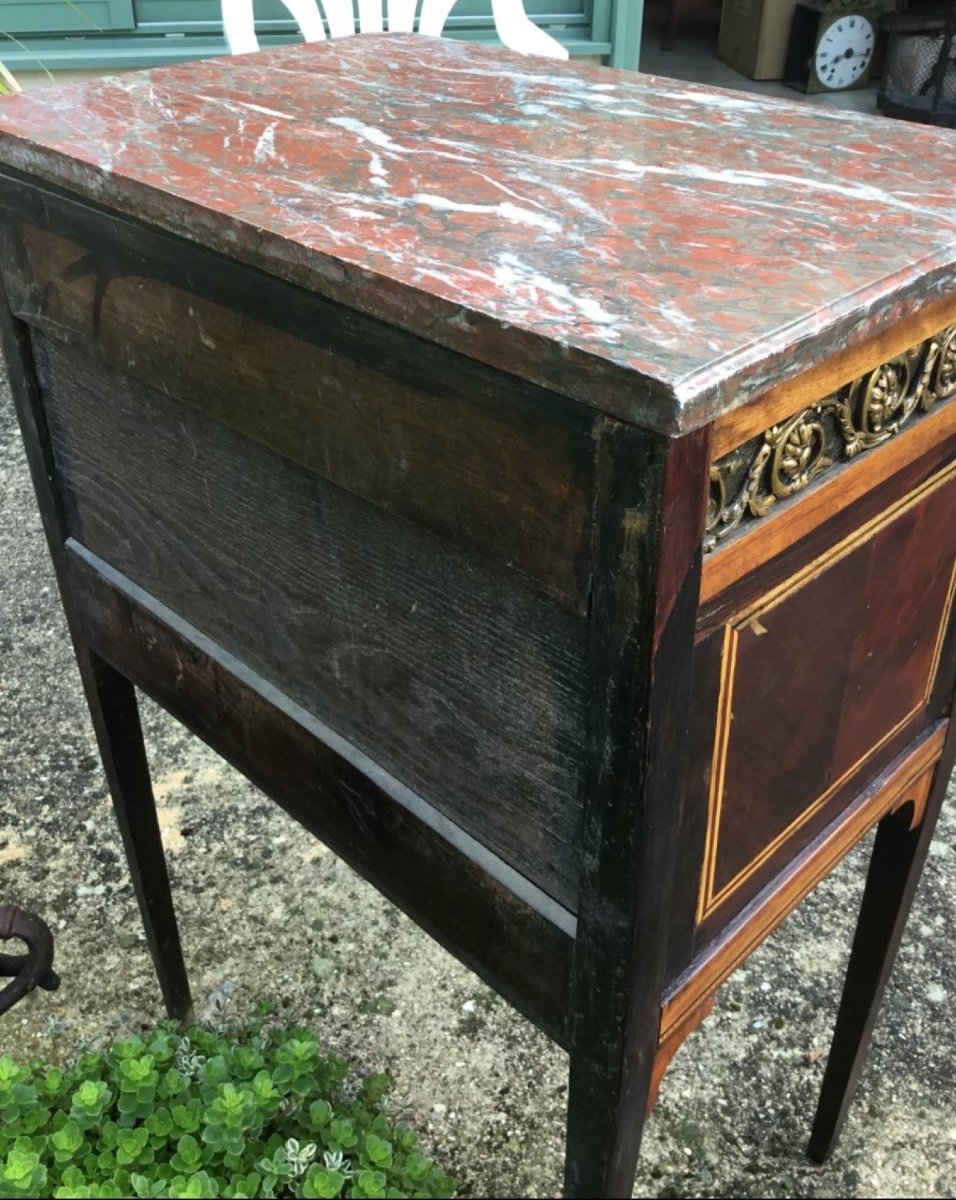 Transition Period Chiffonniere Table, 18th Century-photo-4