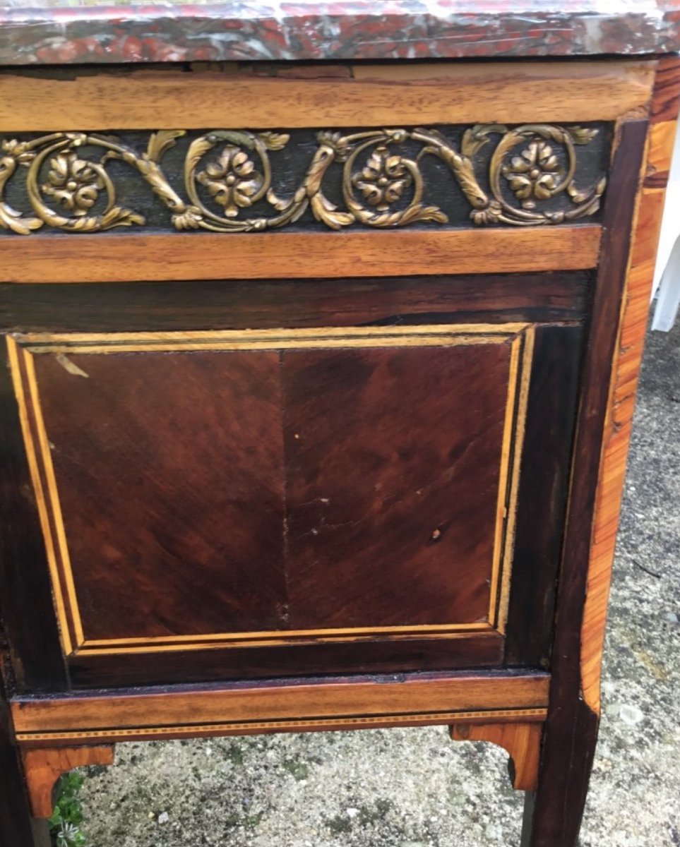 Transition Period Chiffonniere Table, 18th Century-photo-5
