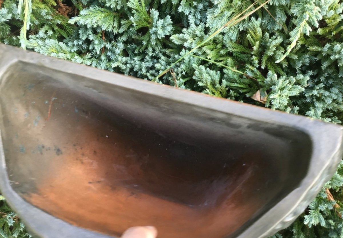 Vase In Glazed Terracotta-photo-3