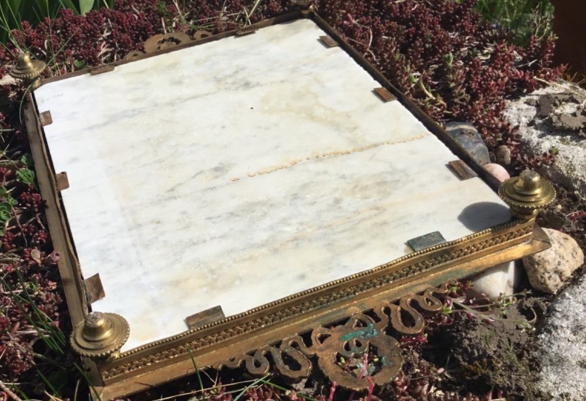 Small Serving Or Mail Tray, Circa 1880-photo-4