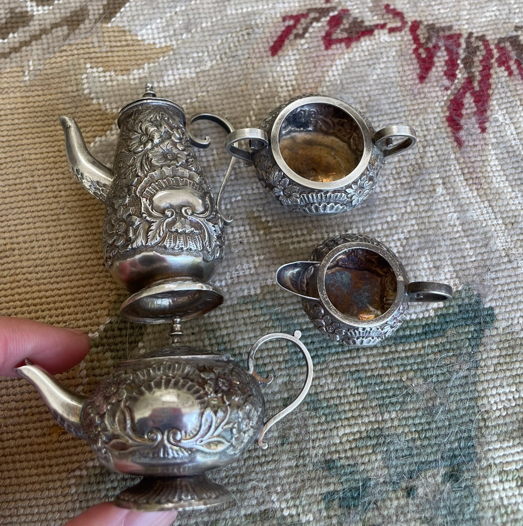 Dînette 4 Pièces En Argent Irlandais -photo-6