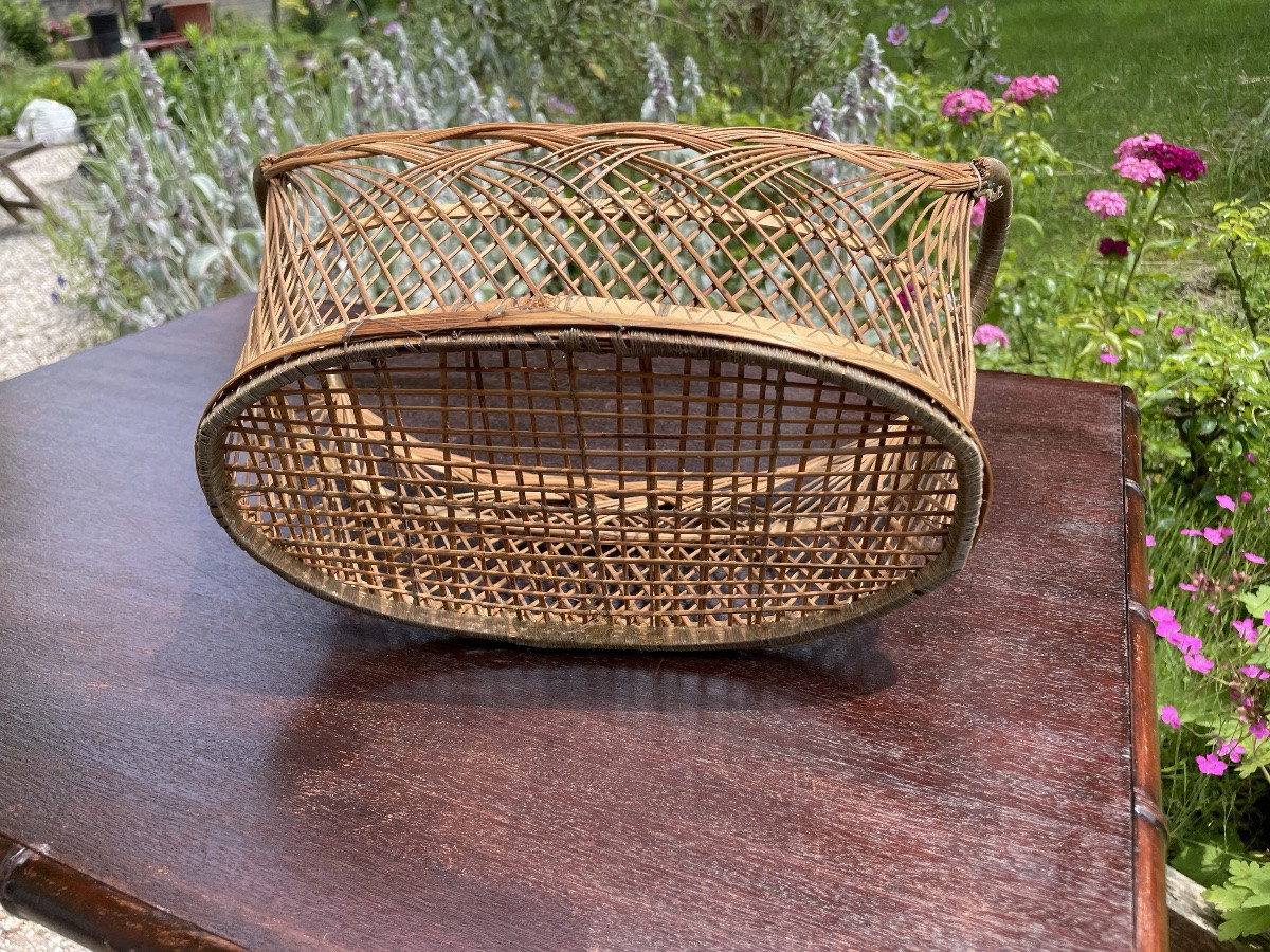 Folk Art Woven Basket -photo-2