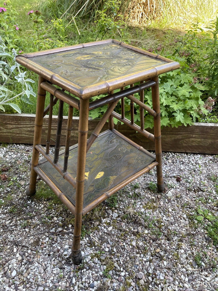 Perret Vibert Bamboo Side Table Dlg, Japanese Style -photo-4