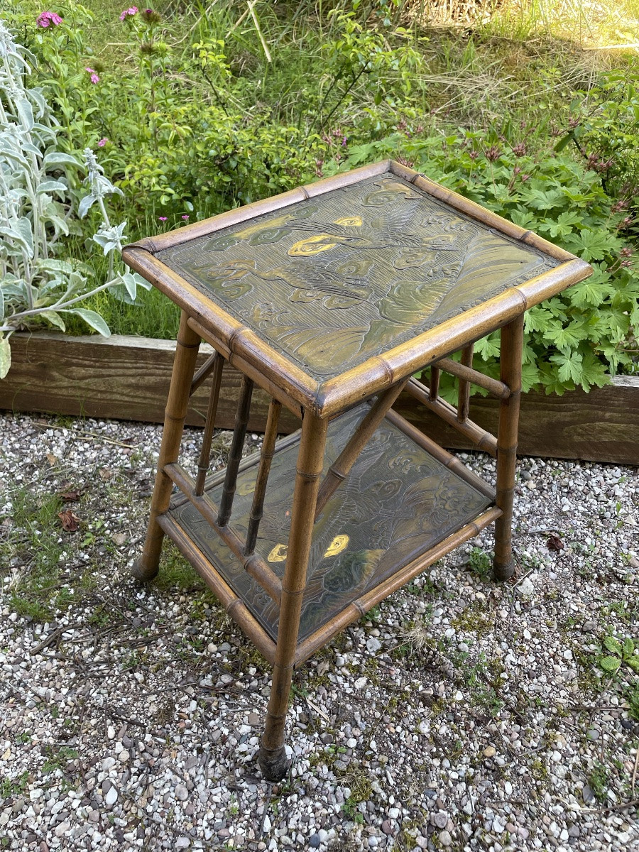 Perret Vibert Bamboo Side Table Dlg, Japanese Style -photo-8