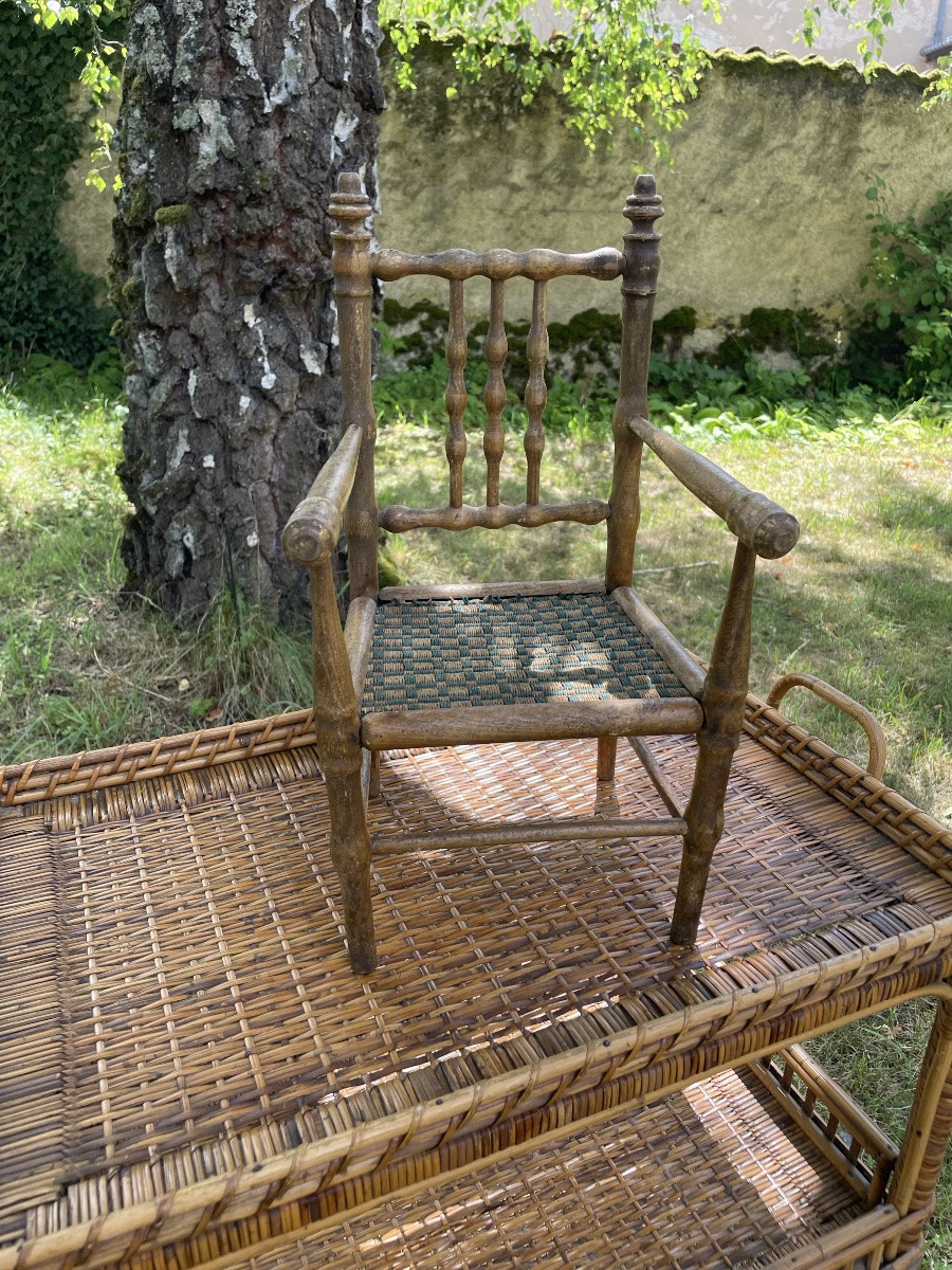 Chaise miniature de poupée -photo-2