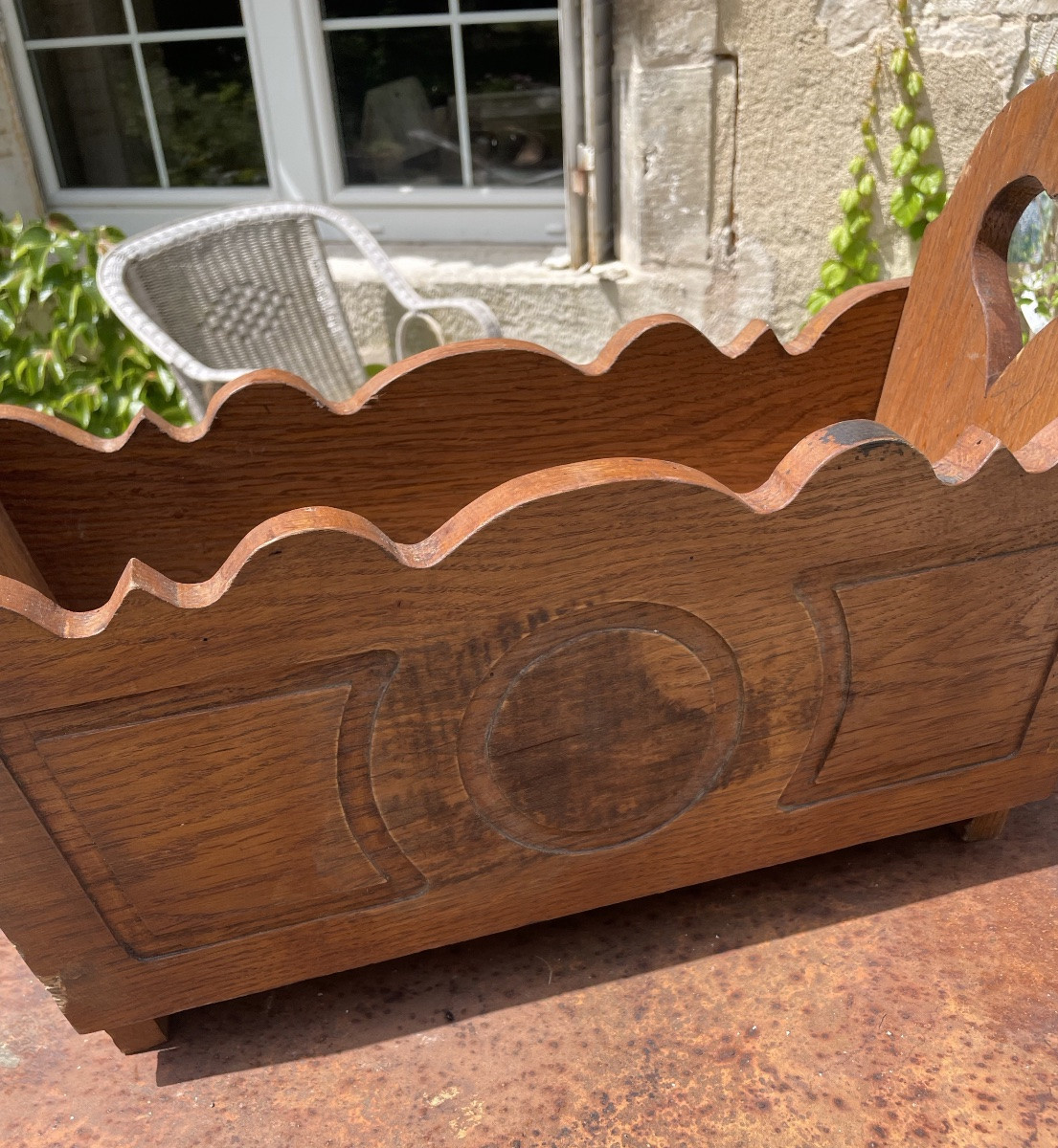 Folk Art Heart Planter -photo-6