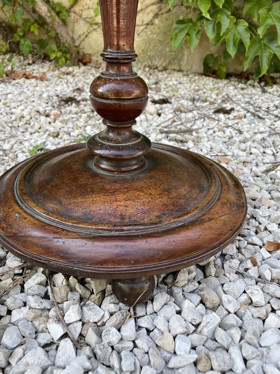 sellette d'époque Louis XIII en noyer-photo-6