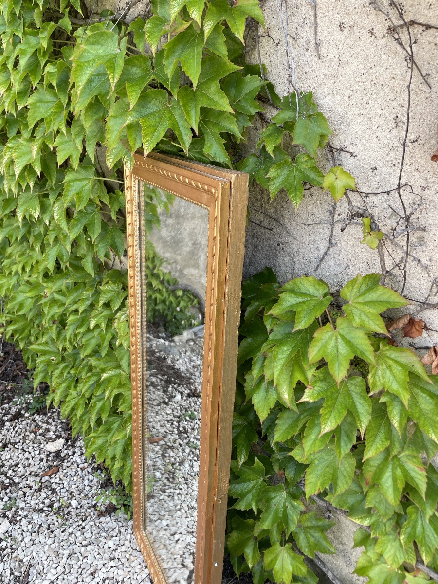 18th Century Carved Wooden Mirror -photo-6