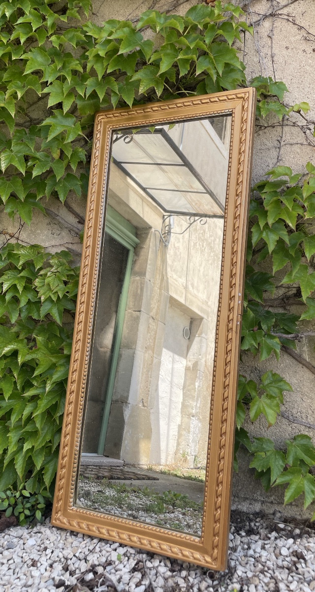 18th Century Carved Wooden Mirror 