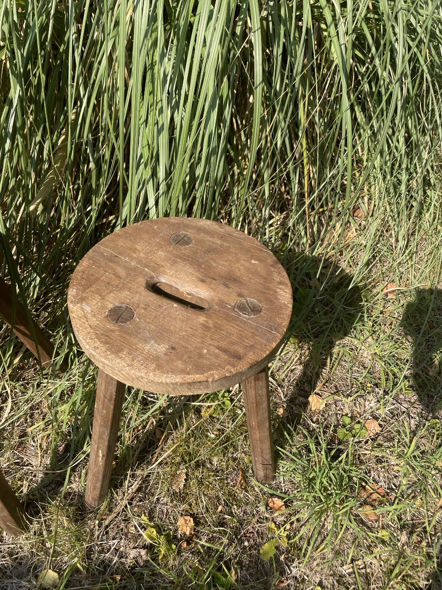 The Pair Of Brutalist Stools-photo-4
