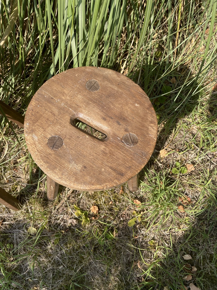 The Pair Of Brutalist Stools-photo-1