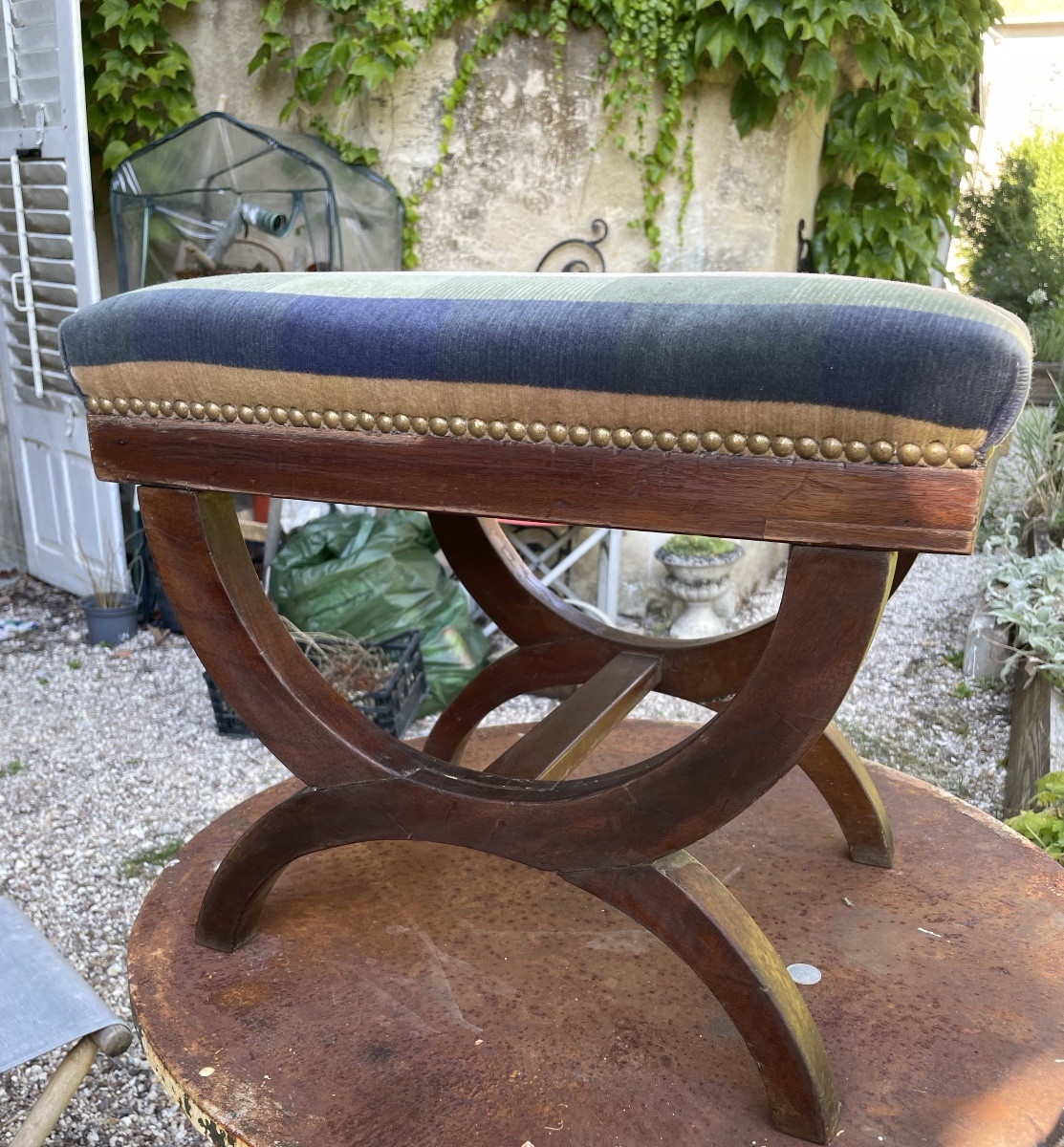 Empire Style Curule Stool 
