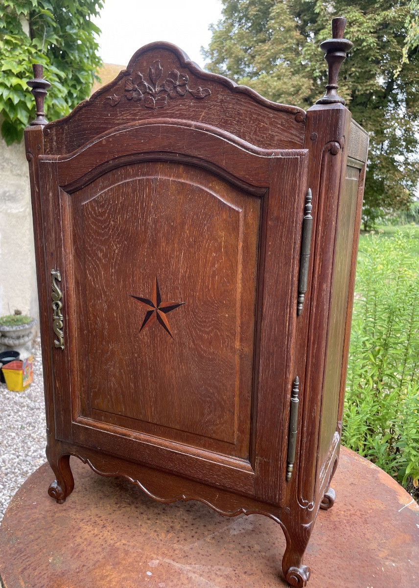 Small Master's Cabinet, Lorraine, 19th Century 