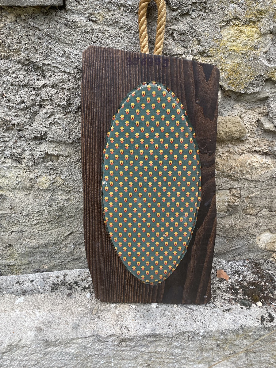 Free-form Mirror In Exotic Wood -photo-8