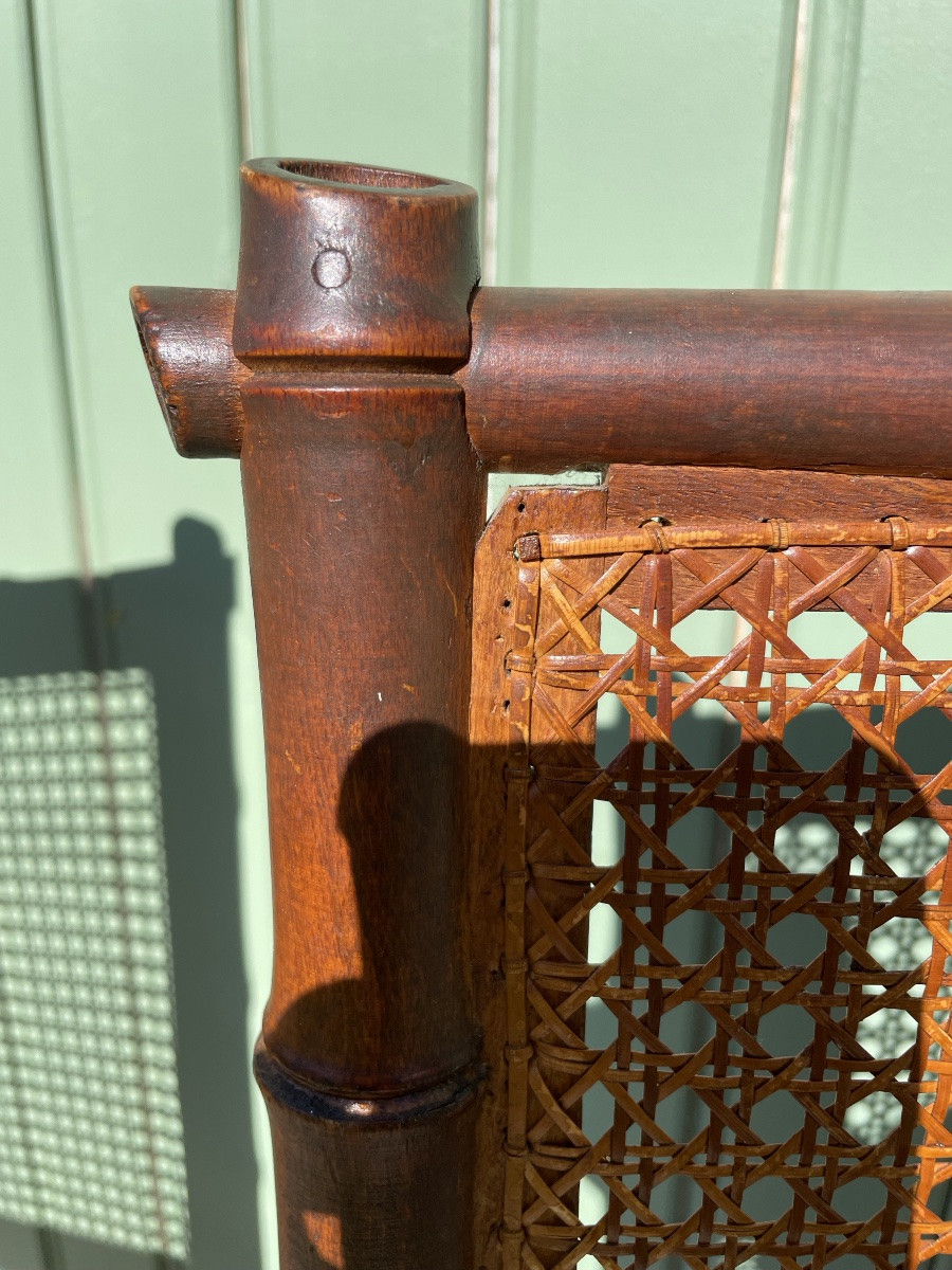The Set Of 3 Bamboo Chairs -photo-5