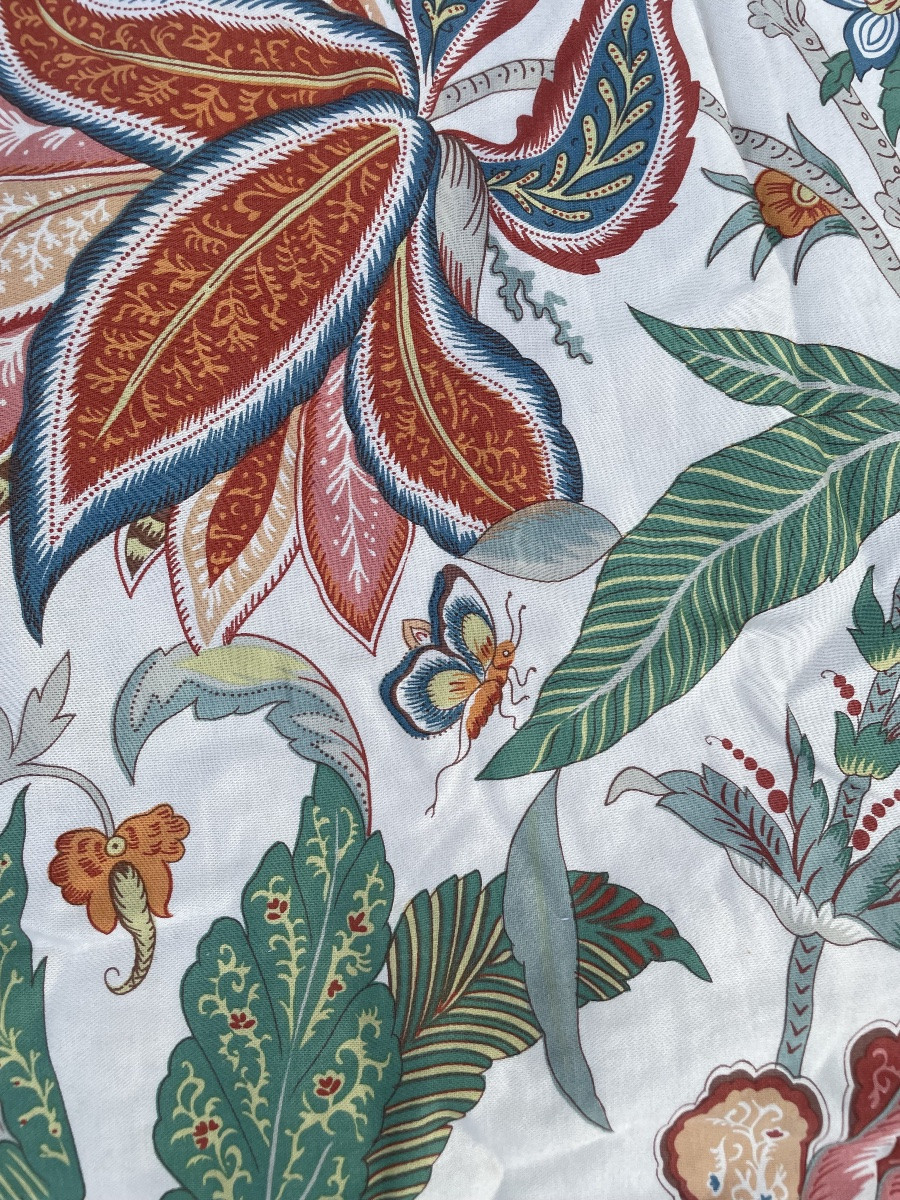 Pair Of Curtains With Indian Motif-photo-1