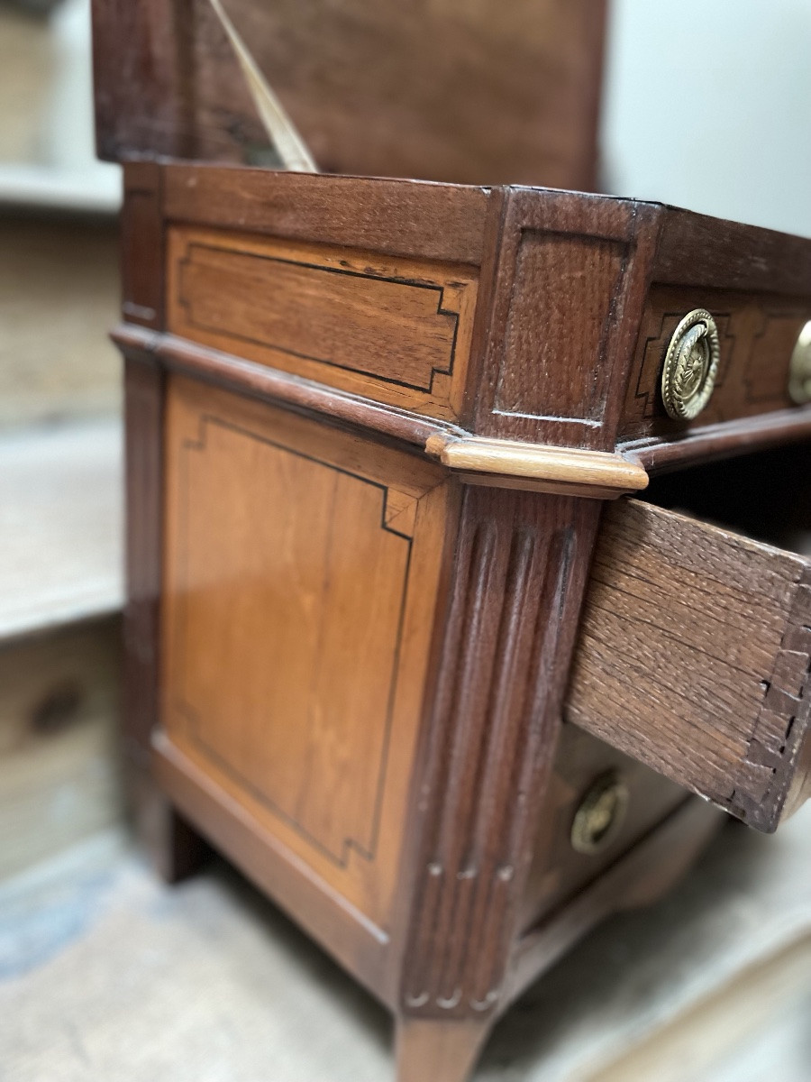 Transitional Style Walnut Master Dresser  -photo-3