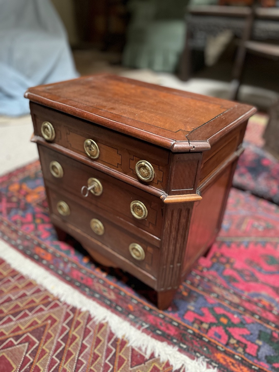 Transitional Style Walnut Master Dresser  -photo-6