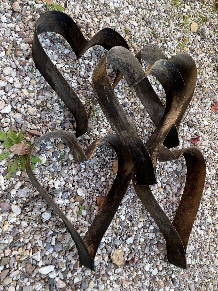 Les 5 gros cœurs en acier, moules ou emporte pièce -photo-3