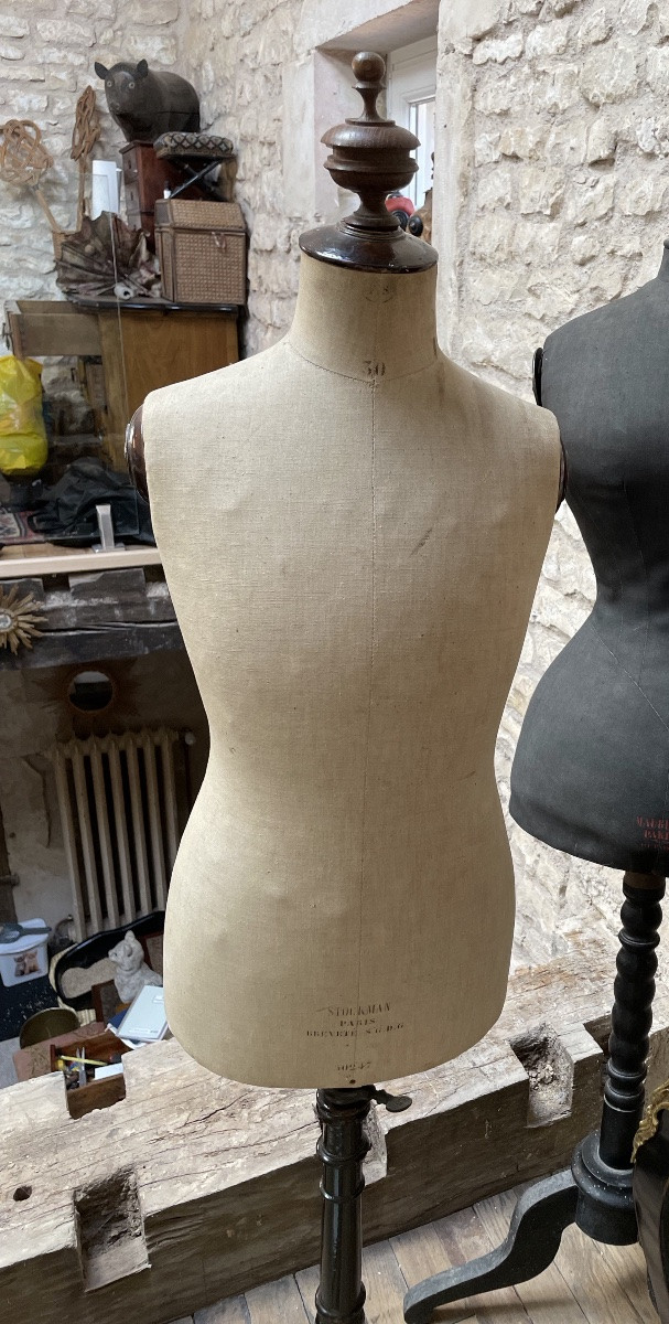 Mannequin de couturière modèle d’enfant, époque Napoléon III -photo-2