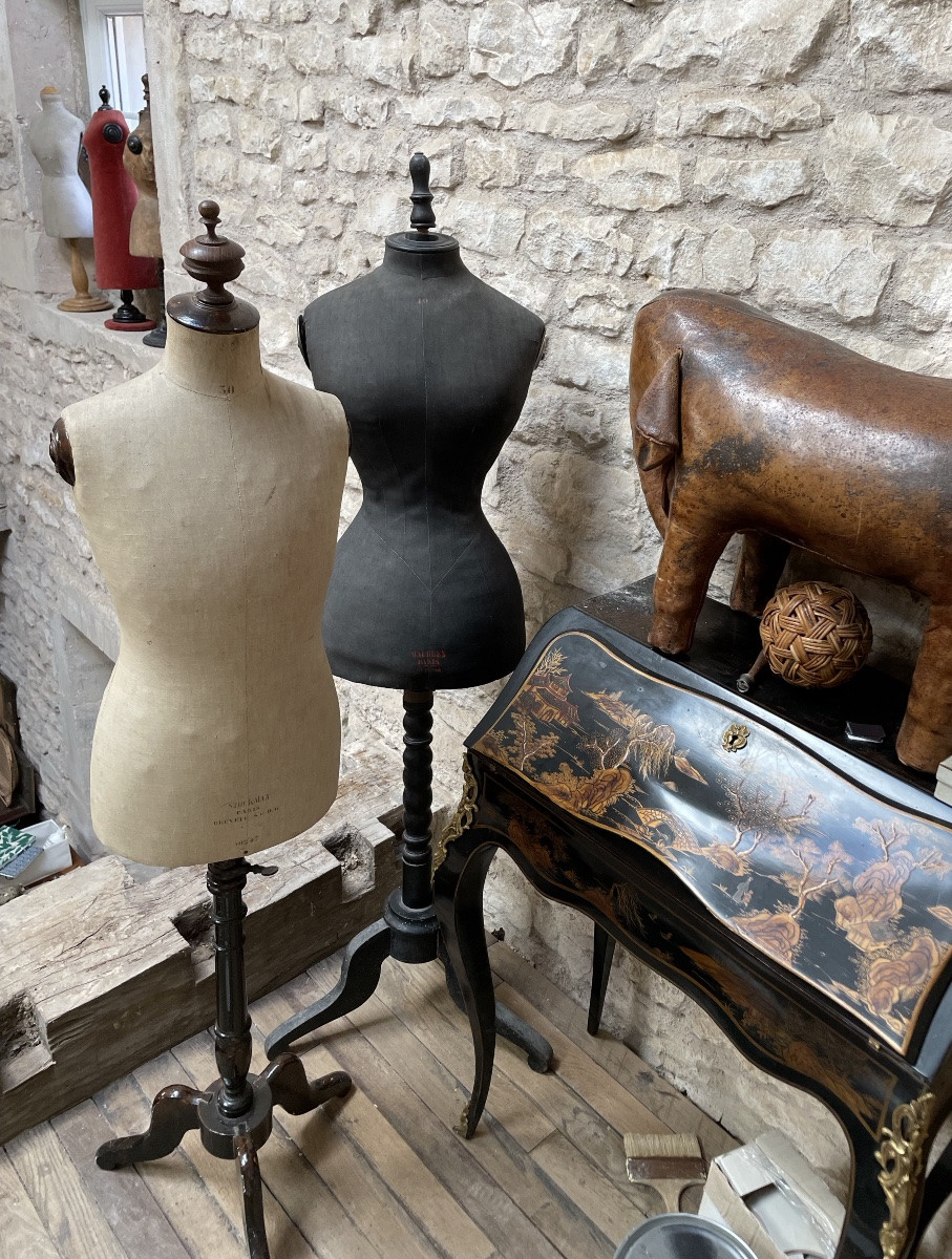 Mannequin de couturière modèle d’enfant, époque Napoléon III -photo-4