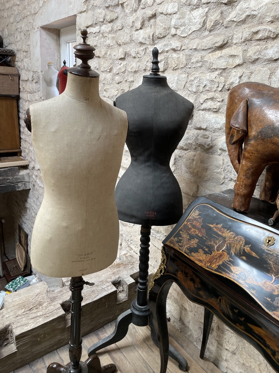 Mannequin de couturière modèle d’enfant, époque Napoléon III -photo-2