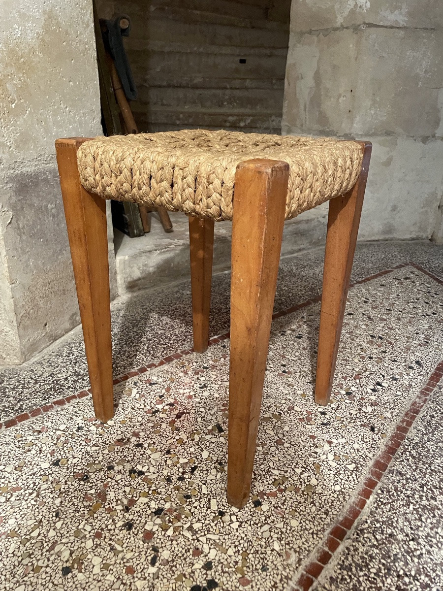 Audoux & Minet Rope Stool-photo-2