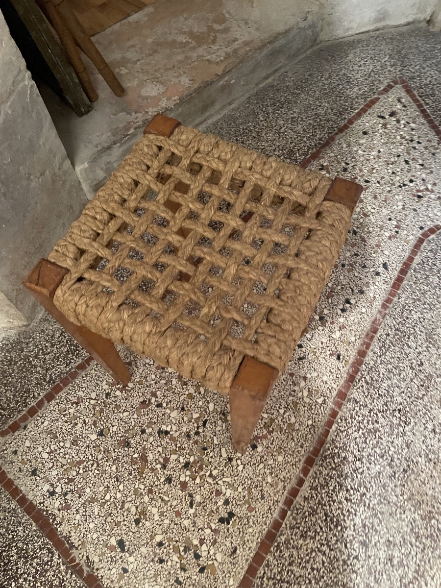 Audoux & Minet Rope Stool-photo-1