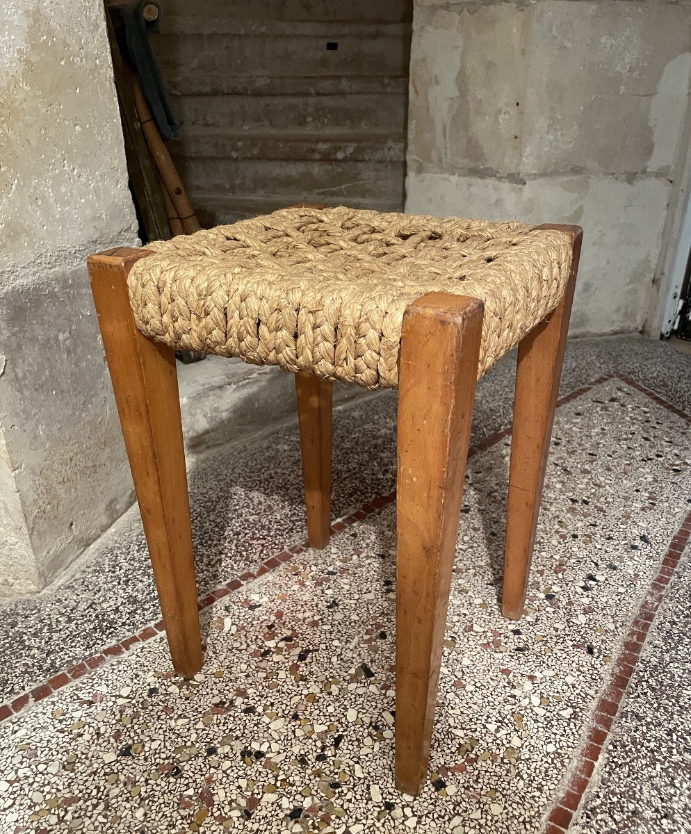 Audoux & Minet Rope Stool