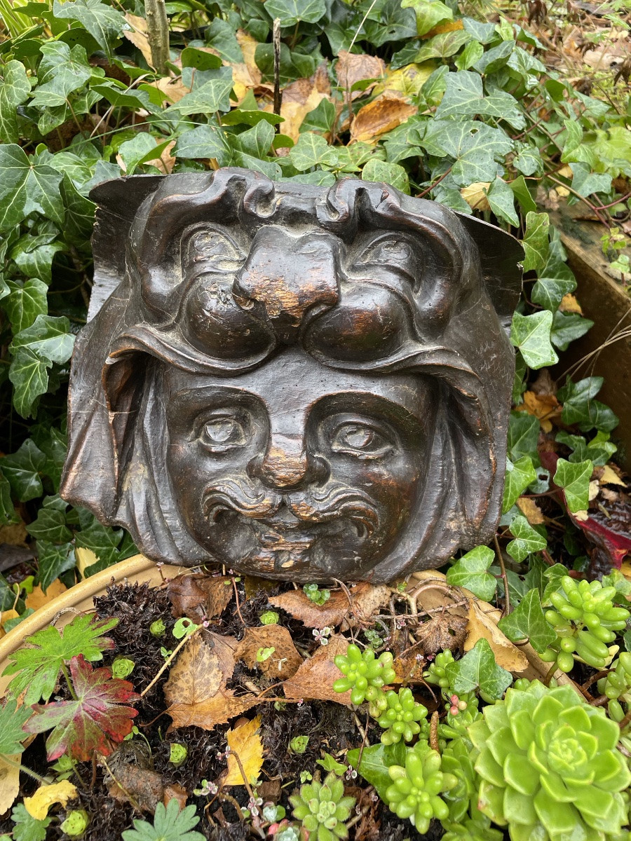 Hercules Carrying The Remains Of The Nemean Lion, Carved Wood-photo-4