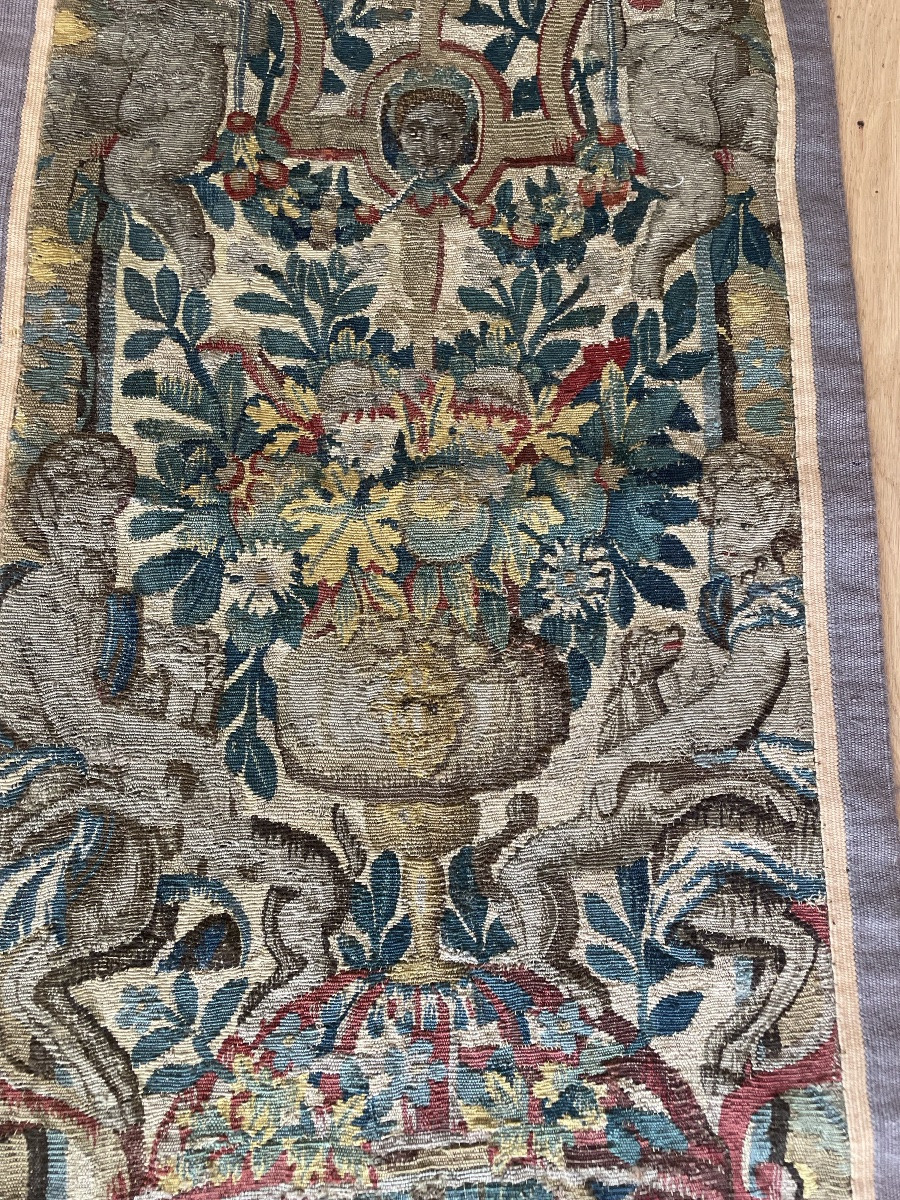 Tapisserie à la Fontaine du XVIIÈME -photo-3