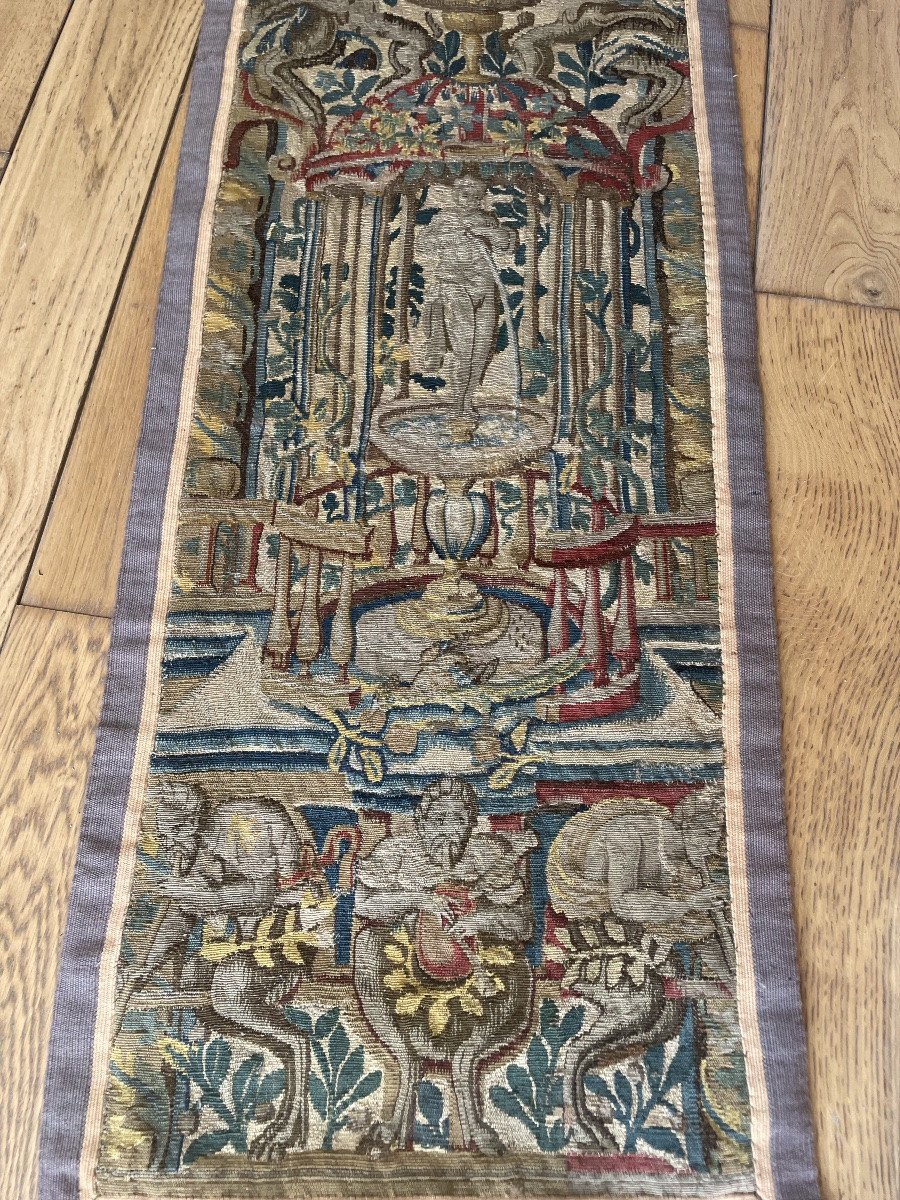 Tapisserie à la Fontaine du XVIIÈME -photo-6